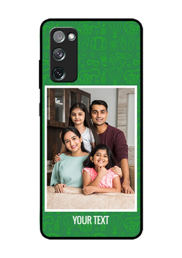 Galaxy S20 FE 5G Personalized Glass Phone Case  - Picture Upload Design