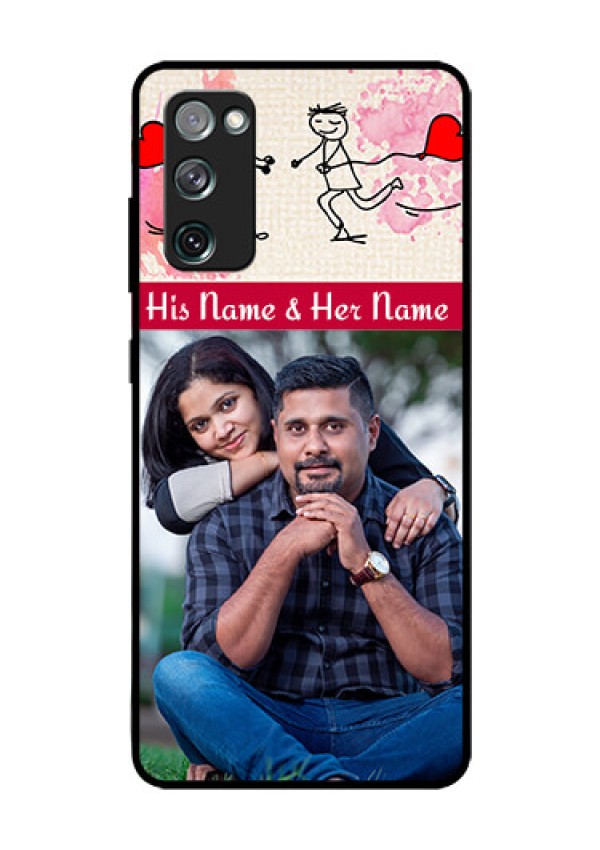 Galaxy S20 FE 5G Photo Printing on Glass Case  - You and Me Case Design