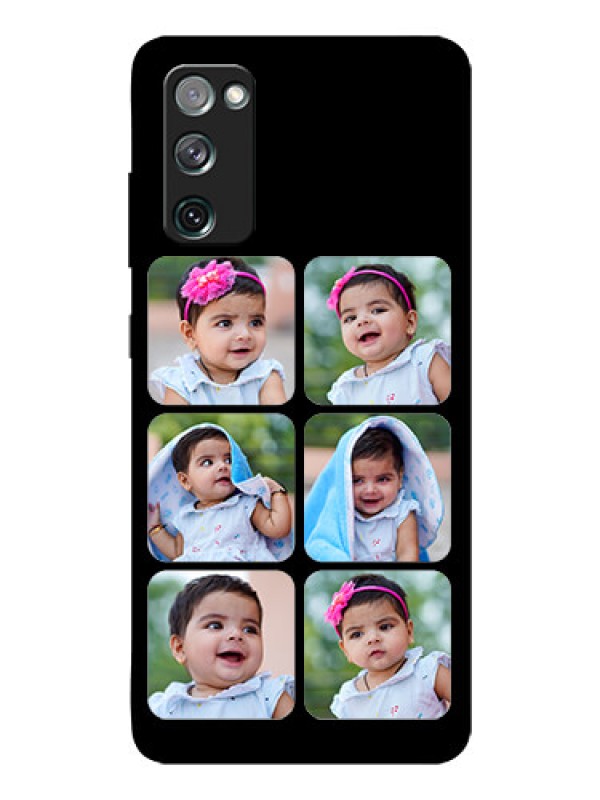 Custom Galaxy S20 FE 5G Photo Printing on Glass Case  - Multiple Pictures Design