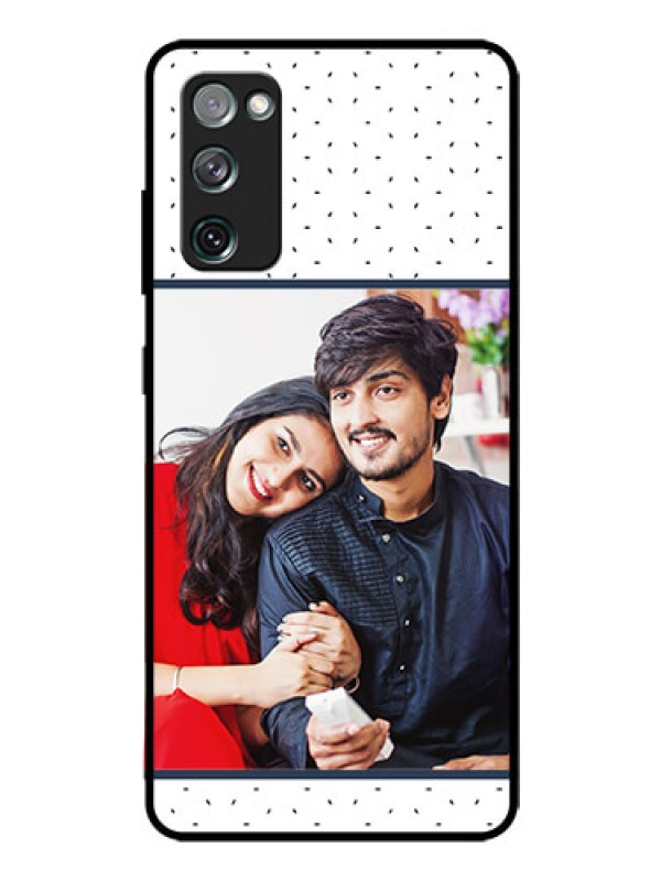 Custom Galaxy S20 FE 5G Personalized Glass Phone Case  - Premium Dot Design
