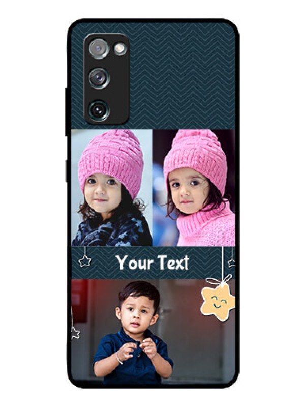 Custom Galaxy S20 FE 5G Custom Glass Mobile Case  - Hanging Stars Design