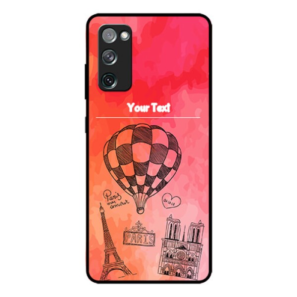 Galaxy S20 FE 5G Custom Glass Phone Case  - Paris Theme Design