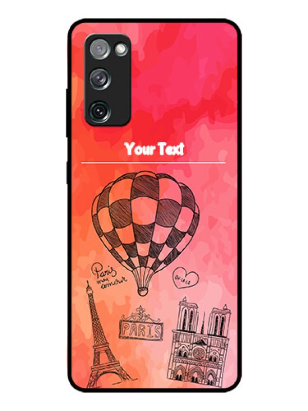 Custom Galaxy S20 FE 5G Custom Glass Phone Case  - Paris Theme Design