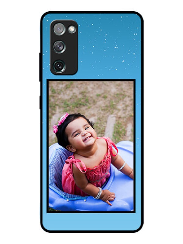 Custom Galaxy S20 FE 5G Custom Glass Mobile Case  - Wave Pattern Colorful Design