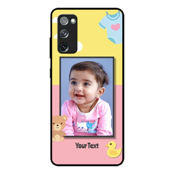 Galaxy S20 FE 5G Photo Printing on Glass Case  - Kids 2 Color Design
