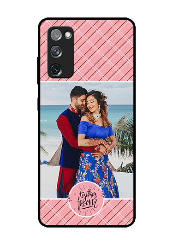 Galaxy S20 FE 5G Personalized Glass Phone Case  - Together Forever Design