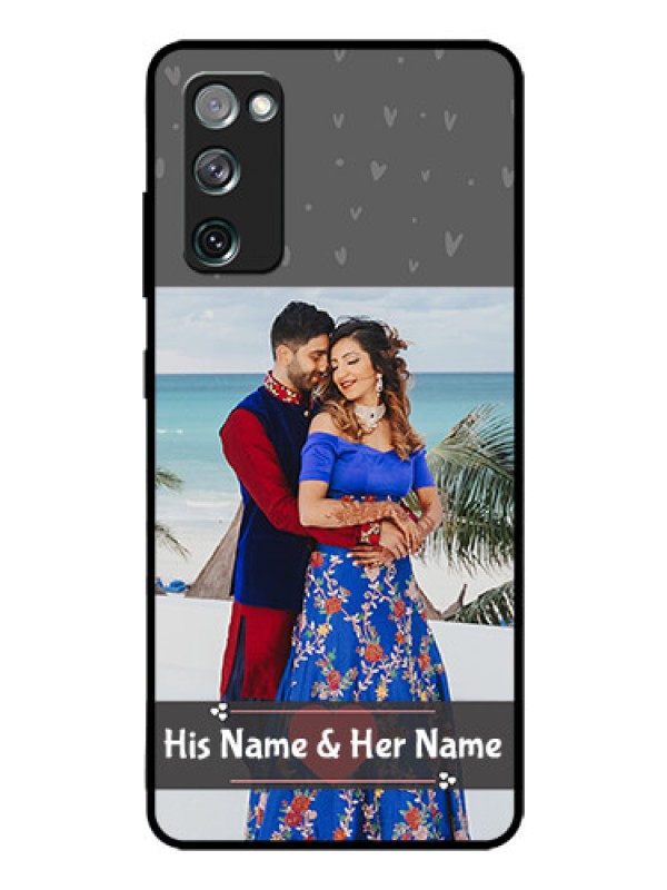 Custom Galaxy S20 FE 5G Custom Glass Mobile Case  - Buy Love Design with Photo Online