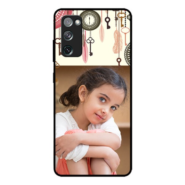 Galaxy S20 FE 5G Custom Glass Mobile Case  - Boho Style Design