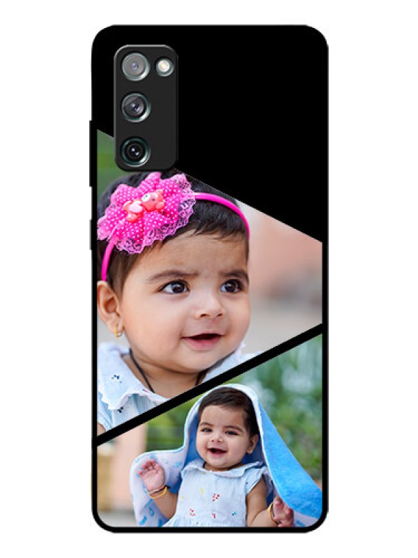 Custom Galaxy S20 FE 5G Custom Glass Phone Case  - Semi Cut Design