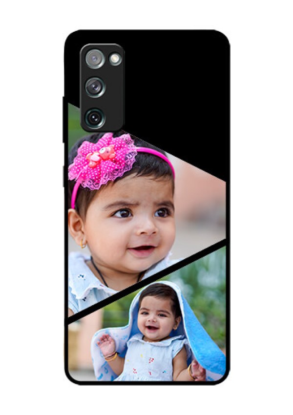 Galaxy S20 FE 5G Custom Glass Phone Case  - Semi Cut Design