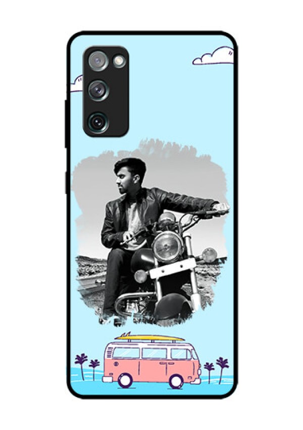 Galaxy S20 FE 5G Photo Printing on Glass Case  - Travel & Adventure Design