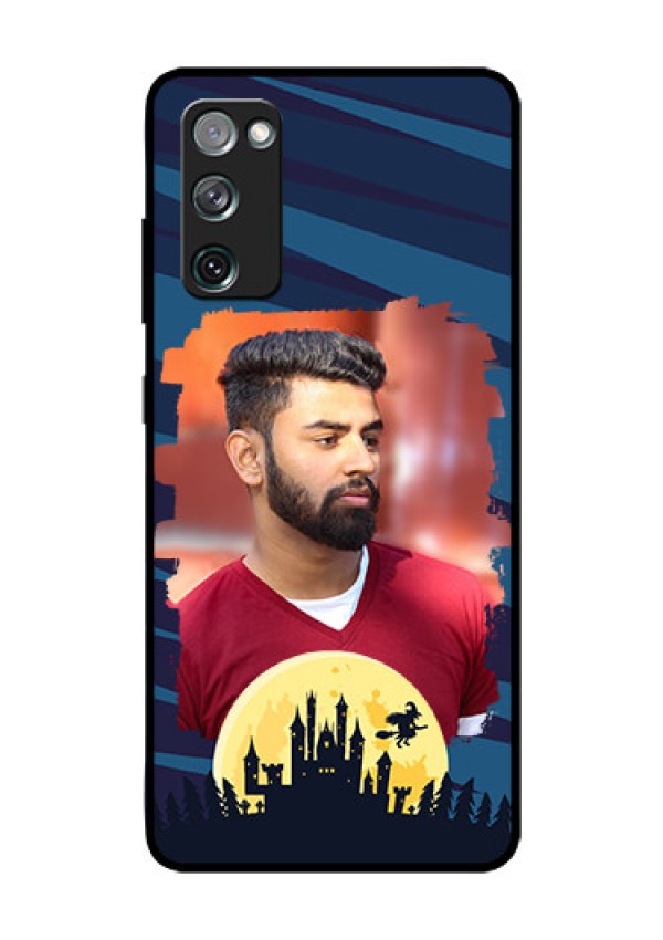 Galaxy S20 FE 5G Photo Printing on Glass Case  - Halloween Witch Design 
