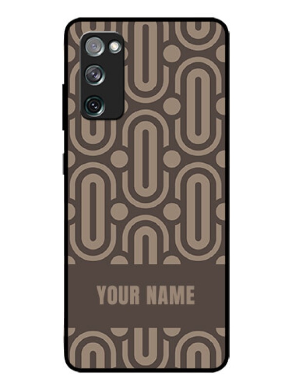 Custom Galaxy S20 Fe 5G Custom Glass Phone Case - Captivating Zero Pattern Design