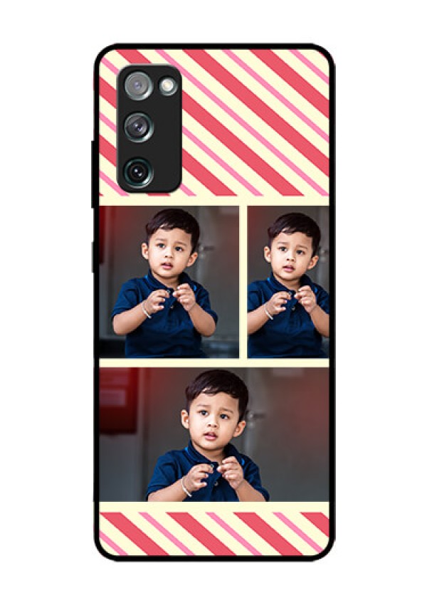 Galaxy S20 Fe Personalized Glass Phone Case  - Picture Upload Mobile Case Design