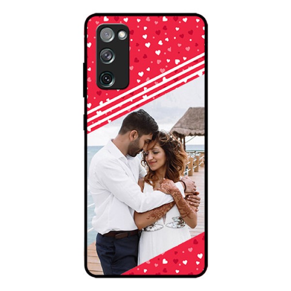 Galaxy S20 Fe Custom Glass Mobile Case - Valentines Gift Design Galaxy S20 Fe Custom Glass Mobile Case - Valentines Gift Design