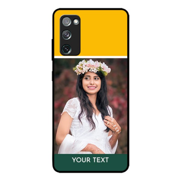 Galaxy S20 Fe Photo Printing on Glass Case - Love You Design Galaxy S20 Fe Photo Printing on Glass Case - Love You Design