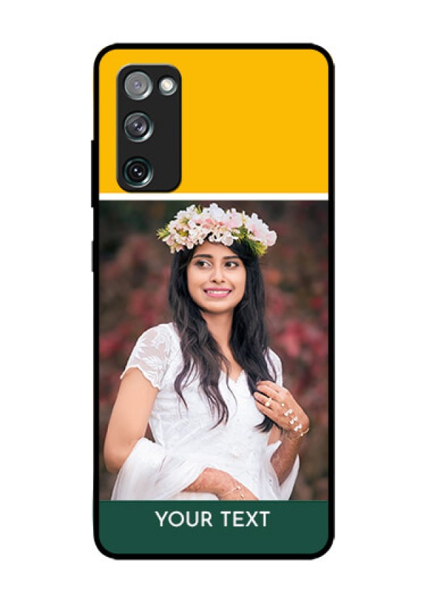Galaxy S20 Fe Photo Printing on Glass Case  - Love You Design