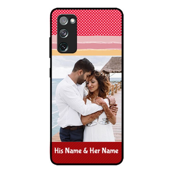 Galaxy S20 Fe Custom Glass Mobile Case  - Premium Case Design