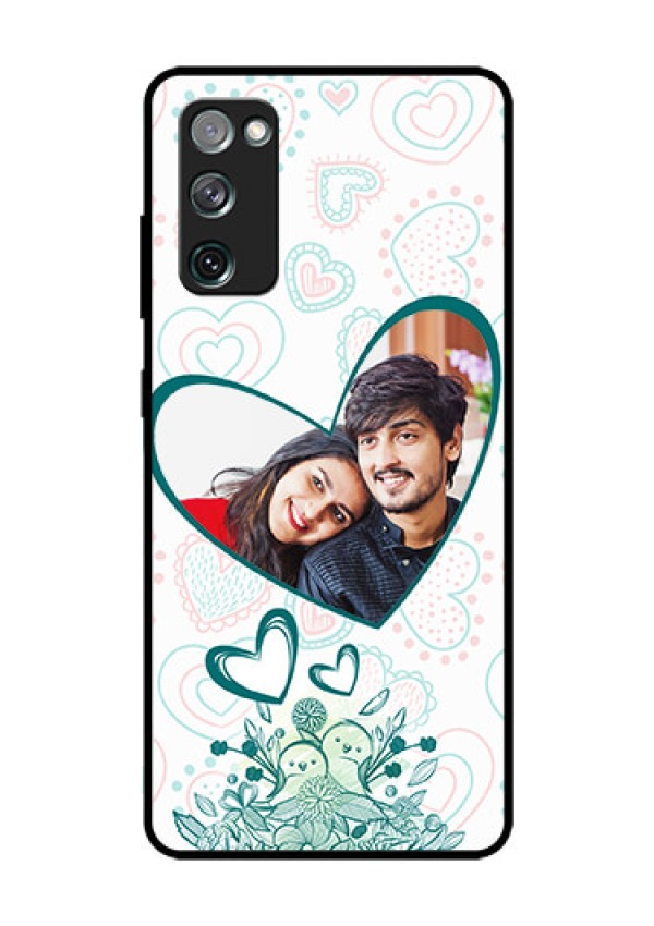 Galaxy S20 Fe Photo Printing on Glass Case  - Premium Couple Design