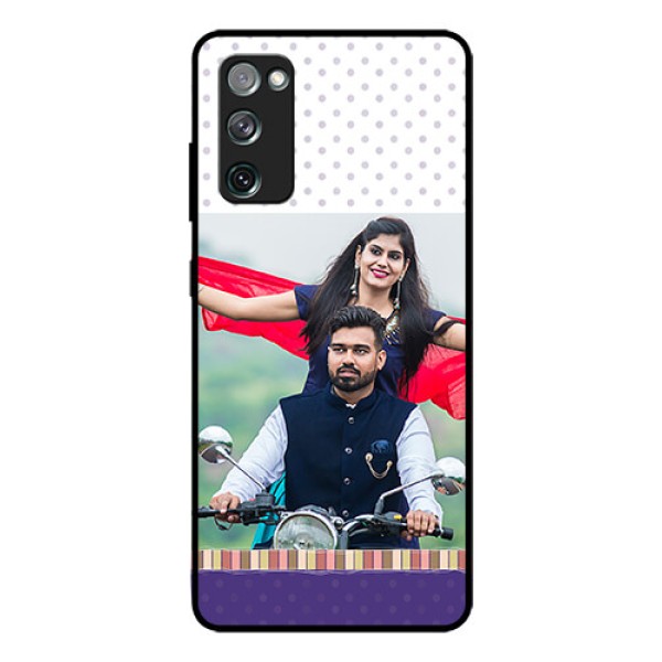 Galaxy S20 Fe Photo Printing on Glass Case  - Cute Family Design