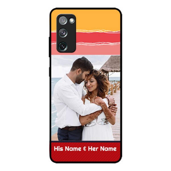 Galaxy S20 Fe Custom Glass Mobile Case - Colorful Case Design Galaxy S20 Fe Custom Glass Mobile Case - Colorful Case Design