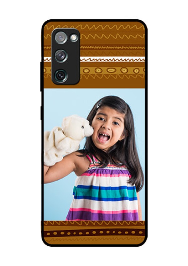 Galaxy S20 Fe Custom Glass Phone Case  - Friends Picture Upload Design 
