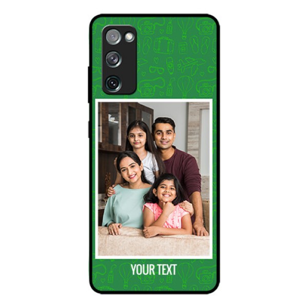 Galaxy S20 Fe Personalized Glass Phone Case - Picture Upload Design Galaxy S20 Fe Personalized Glass Phone Case - Picture Upload Design