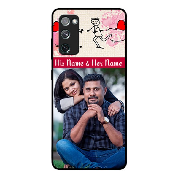 Galaxy S20 Fe Photo Printing on Glass Case  - You and Me Case Design