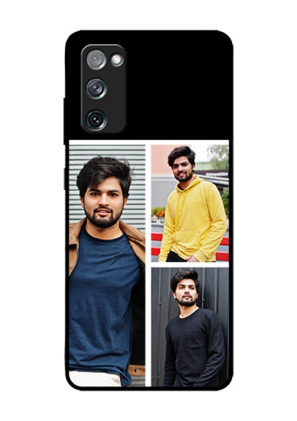 Galaxy S20 Fe Photo Printing on Glass Case  - Upload Multiple Picture Design