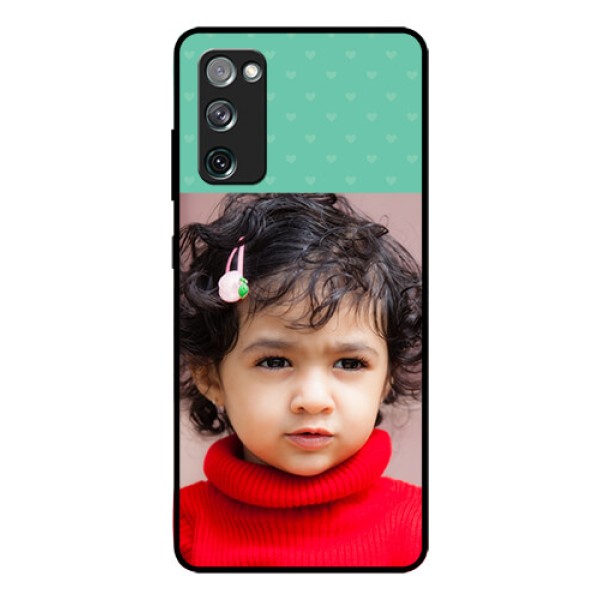 Galaxy S20 Fe Custom Glass Phone Case  - Lovers Picture Design