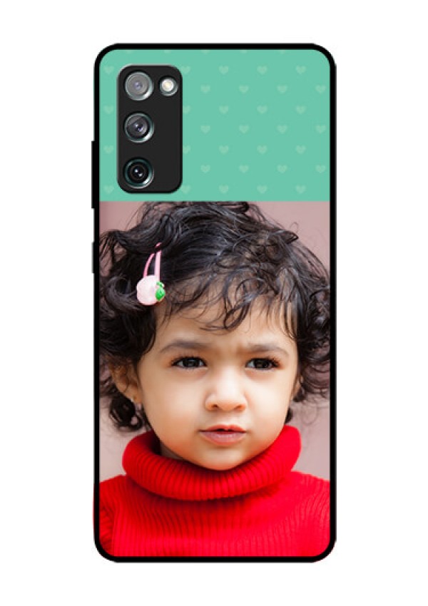 Galaxy S20 Fe Custom Glass Phone Case  - Lovers Picture Design