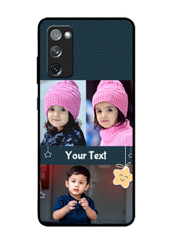 Galaxy S20 Fe Custom Glass Mobile Case  - Hanging Stars Design