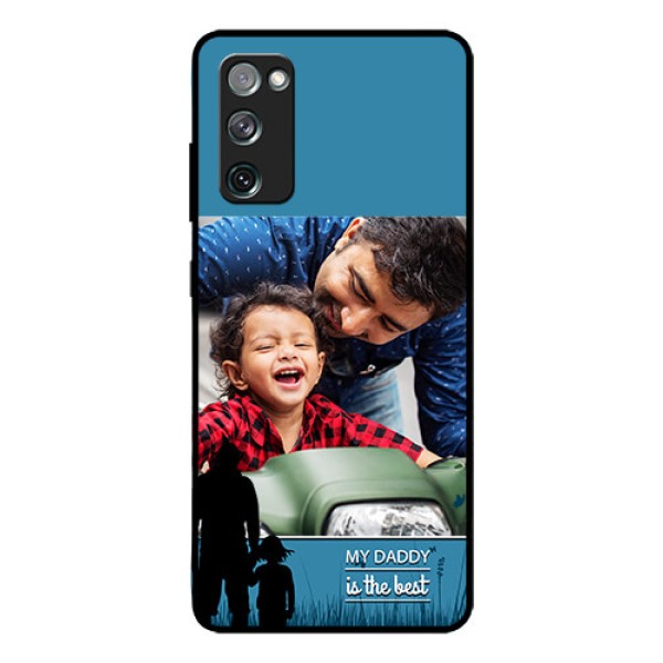 Galaxy S20 Fe Custom Glass Mobile Case  - Best dad design 