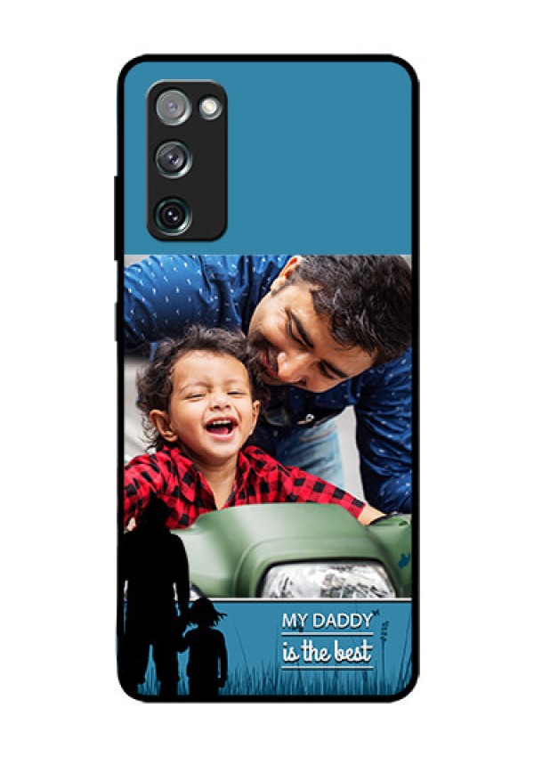 Galaxy S20 Fe Custom Glass Mobile Case  - Best dad design 