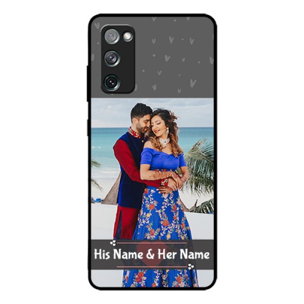 Galaxy S20 Fe Custom Glass Mobile Case - Buy Love Design with Photo Online Galaxy S20 Fe Custom Glass Mobile Case - Buy Love Design with Photo Online