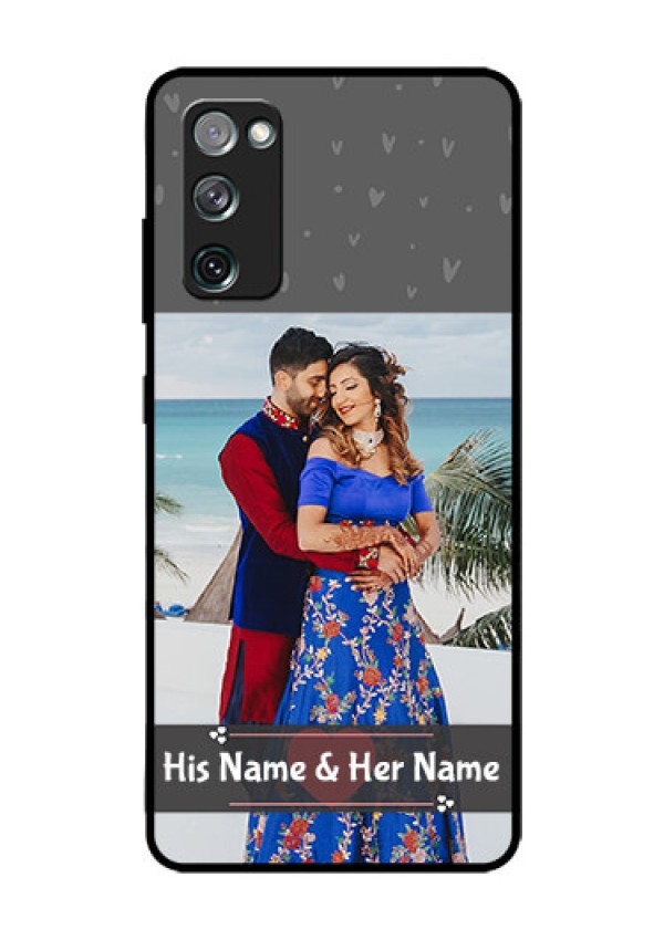 Galaxy S20 Fe Custom Glass Mobile Case  - Buy Love Design with Photo Online