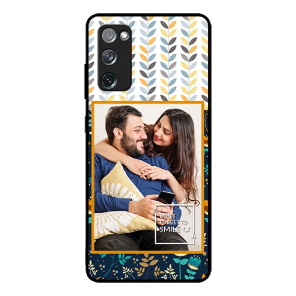 Galaxy S20 Fe Custom Glass Mobile Case  - Pattern Design