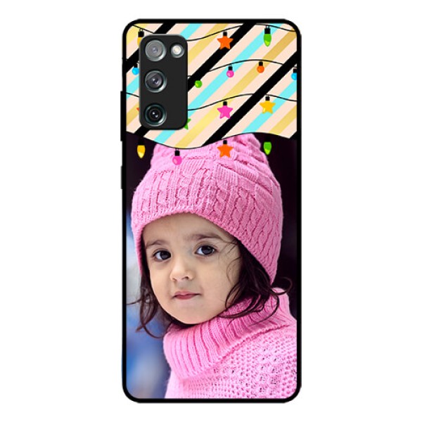 Galaxy S20 Fe Custom Glass Mobile Case  - Lights Hanging Design