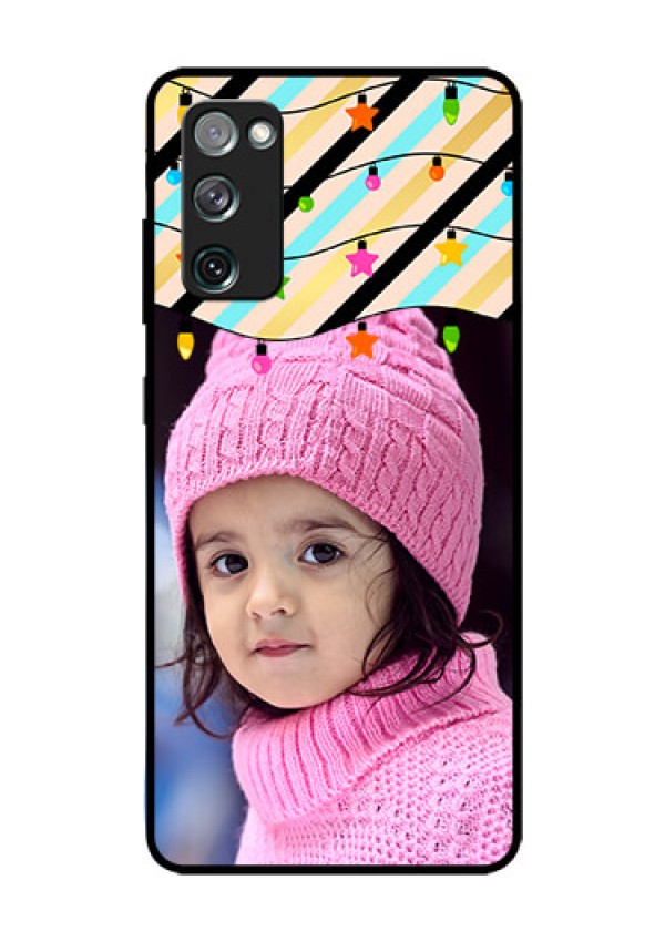 Galaxy S20 Fe Custom Glass Mobile Case  - Lights Hanging Design