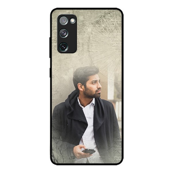 Galaxy S20 Fe Custom Glass Phone Case  - with vintage design