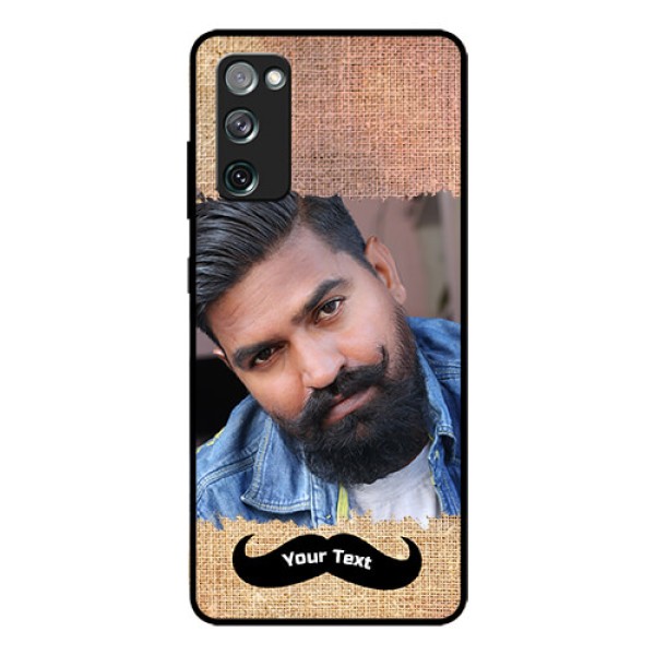 Galaxy S20 Fe Personalized Glass Phone Case  - with Texture Design