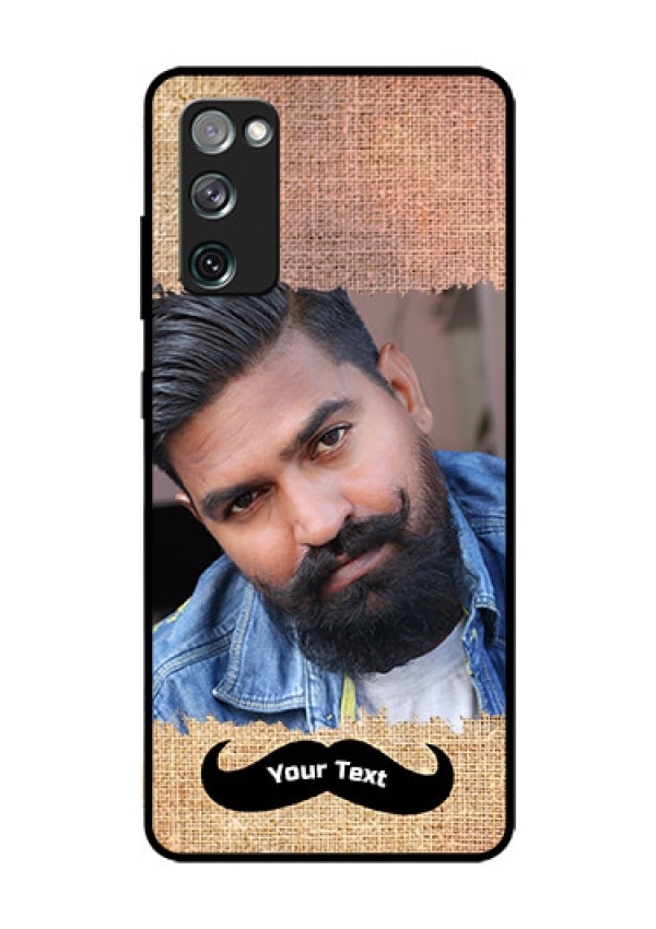 Galaxy S20 Fe Personalized Glass Phone Case  - with Texture Design
