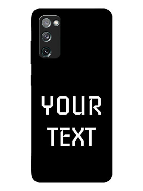 Custom Galaxy S20 Fe Your Name on Glass Phone Case