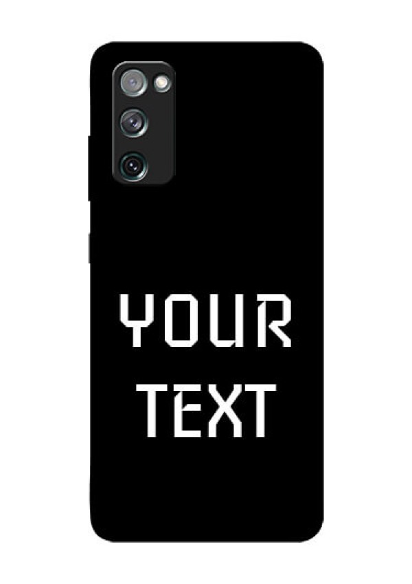 Galaxy S20 Fe Your Name on Glass Phone Case