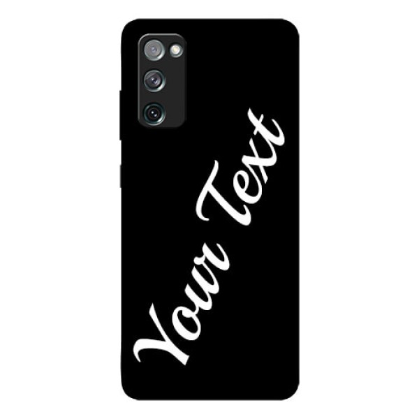 Galaxy S20 Fe Custom Glass Mobile Cover with Your Name