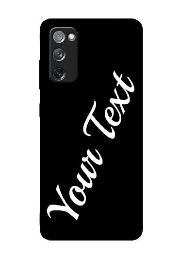 Galaxy S20 Fe Custom Glass Mobile Cover with Your Name