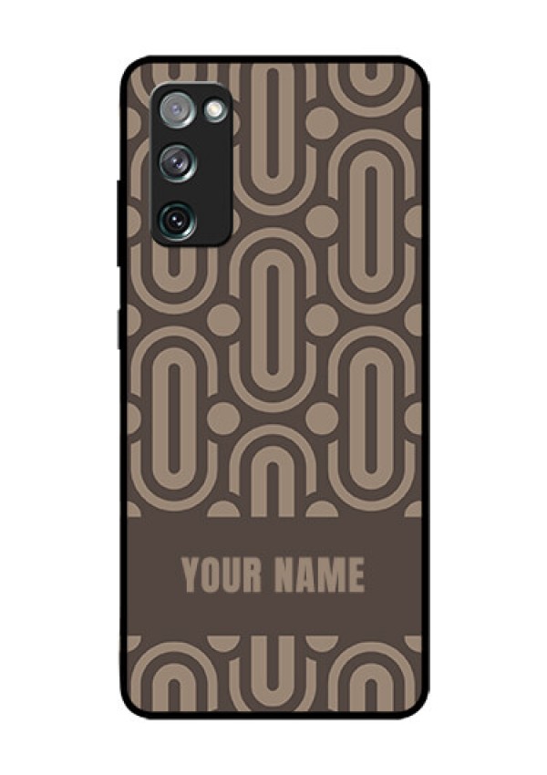 Galaxy S20 FE Custom Glass Phone Case - Captivating Zero Pattern Design
