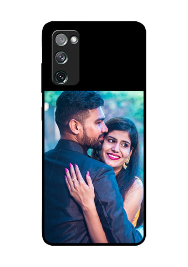 Galaxy S20 Fe Custom Glass Phone Case - Upload Full Picture With Custom Color Design