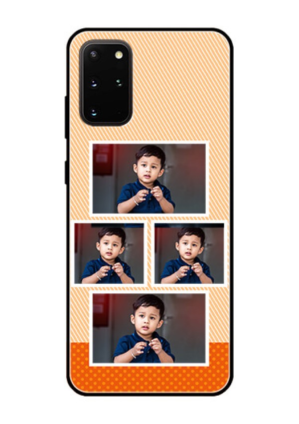 Galaxy S20 Plus Photo Printing on Glass Case  - Bulk Photos Upload Design