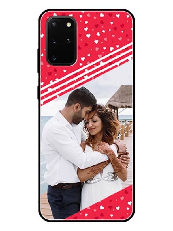 Custom Galaxy S20 Plus Custom Glass Mobile Case  - Valentines Gift Design